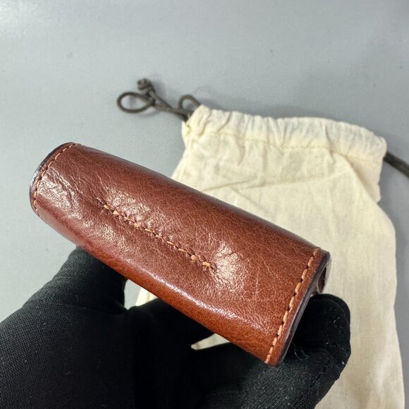 New COWA Classic Genuine Brown Leather Card Holder - Picture 8 of 8